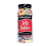 Jelly Babies Sweets - (605g) Original Retro Jelly Babies Sweets Gift Jar By Bentley & Ackerman's Sweet Shop.