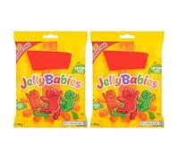 Jelly Babies Sweets Sharing Bag, Fruit Flavoured with Natural Colours and Flavours, 350g,Pack Of 2