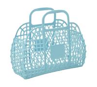 Jelly Bag | Beach Bags, Reusable Jelly Tote Bag for Women Summer Children Wedding Beach Concert, blue, riferimento alla descrizione