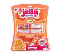 Jelly Bands Scented Bracelet Kit - Orange Creamsicle | 12 Orange Creamsicle Bands • 200 Plus Beads • DIY Bracelet Kit • Creative Craft Fun • Kids Gift