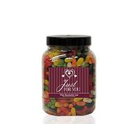 JELLY BEANS 2.1kg MEDIUM Sweet Jar - A Personalised Gift Jar filled with your favourite Retro Sweets! (Just for You)