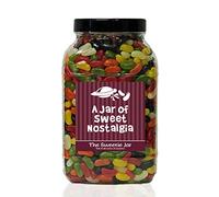 Jelly Beans 2.8kg Large Sweet Jar - A Personalised Gift Jar Filled with Your Favourite Retro Sweets! (A Jar of Sweet Nostalgia)