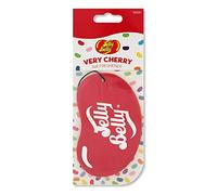 Jelly Belly 15200A Car Air Freshener - Very Cherry 2D Hanging Air Freshener. Car Scent Lasts Up To 30 Days, Air Freshener Car, Home or Office. Genuine Car Air Fresheners for Women, Men and Kids,Red