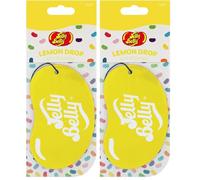Jelly Belly 15207 2D Lemon Drop Air Freshener, Yellow (Pack of 2)