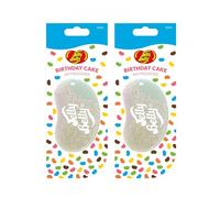 Jelly Belly 2 x BIRTHDAY CAKE 3D Gel Car Air Fresheners A1773