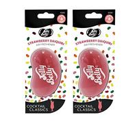 Jelly Belly 2 x Cocktail Classics Car Air Freshener - Strawberry Daiquiri