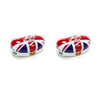 Jelly Belly,50 Assorted Union Jack Bean Tin, 200g (Pack of 2)