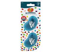 Jelly Belly Blueberry Mini Vent 3D Gel Duo Pack Air Freshener Car Fragrance, Green