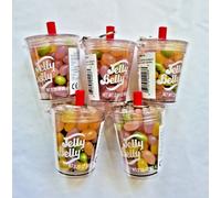 Jelly Belly Bubble Tea Mix Beans 5 x 65g each in Mini Cup with Keyring