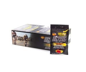 Jelly Belly - Sports Beans, Assorted Mix Flavour, Orange, Lemon-Lime, Fruit Punch and Raspberry, Contains added Vitamins B and C, Provides 25g