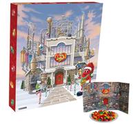 Jelly Bely Advent Calendar 2025 - Jumbo JB Factory 24 Day Xmas Countdown - 192g Gourmet Jelly Beans - Fun Sweet Advent Calendar Gift for Kids, Women & Men - Christmas Treats & Stocking Fillers