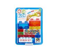 Jelly Blox - 10 Blox Set | Squishy Is More Fun! | Unique Squishy Building System | For Ouch-Free, Open, Imaginative Play | For Boys And Girls Ages 2+