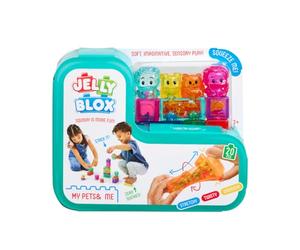Jelly Blox - My Pets & Me Set | Squishy Is More Fun! | Unique Squishy Building System | For Ouch-Free, Open, Imaginative Play | For Boys And Girls Ages 2+