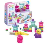 Jelly Blox Princess Castle Set with 45 Soft Squishy Building Blocks