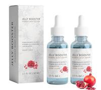 Jelly Booster Pigment Body Potion, Fast Absorbing Scar Removal Serum with Pomegranate & Vitamin B12 Extracts, Promotes Collagen, Improves Dark Spots & Pigmentation for Face & Body (2PCS)