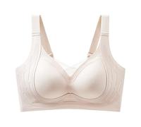 Jelly Bra,Cup Bra For Big Breasts Soft Support No Rims Push Up Bra