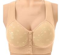 Jelly Bra,Wireless Front Closure Bra for Women Comfort Push Up Bras No Underwire Breathable Plus Size Daily Wear