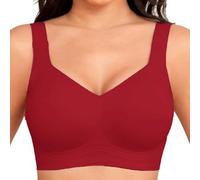 Jelly Bras for Women Seamless Wireless Push Up Full Coverage Support Bras Comfort Soft Non Wired Bralettes Ladies Everyday Sport Tshirt Bra