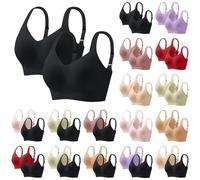 Jelly Bras For Women Uk No Underwire Comfort Wireless Bras Seamless Bralette Full Coverage Jelly Bra Push Up Support Sleep Bralettes For Womens Ladies Soft Tshirt Padded Bra Small To Plus Size