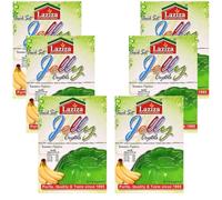 Jelly & Chewy Sweets Bundle with Laziza Quick Set Jelly Crystals Banana Flavours 85g - 6 Pack |The perfect way to bring a burst of fruity fun to your day.