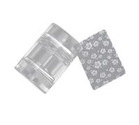 Jelly Clear Nails Stamper Scrapers Silicone Art Stamping Kits Art Tools Salon Home French Kits