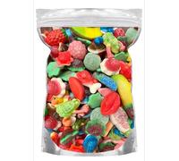 Jelly Filled Pick & Mix - Simway Sweets 800g - Sweet Treats with Whales, Pizzas, Frogs, Bears, Brains & More!