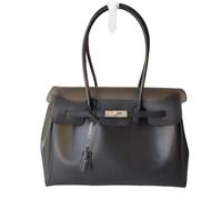 Jelly Firkin Bag, Large TPU Tote with Detachable Shoulder Strap