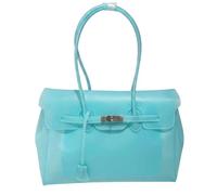 Jelly Firkin Bag, Large TPU Tote with Detachable Shoulder Strap