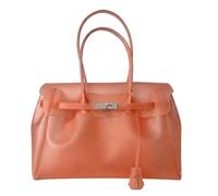 Jelly Firkin Bag, Large TPU Tote with Detachable Shoulder Strap