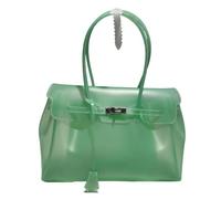 Jelly Firkin Bag, Large TPU Tote with Detachable Shoulder Strap