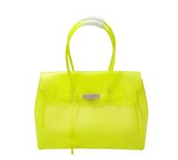 Jelly Firkin Bag, Large TPU Tote with Detachable Shoulder Strap