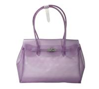 Jelly Firkin Bag, Large TPU Tote with Detachable Shoulder Strap