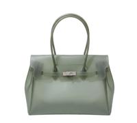 Jelly Firkin Bag, Large TPU Tote with Detachable Shoulder Strap