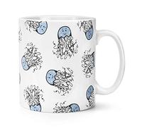 Jelly Fish Pattern 10oz Mug Cup