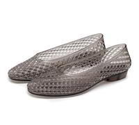 Jelly Flats for Women Jelly Sandals Low Heel Jellies Shoes Clear Pumps