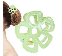 Jelly Flower Hair Clips - Jelly Floral Hair Barrettes - Artistic Floral Hair Barrettes, Non-slip Beach Hair Claw Fashionable For Women Girls