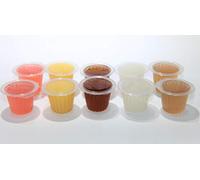 Jelly Fruit Pots Reptile Food - Protein Jelly Fruit Cups for Lizards, Gecko, Insects, Birds, Parrots - Bulk Packs (Mixed, 10)