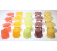 Jelly Fruit Pots Reptile Food - Protein Jelly Fruit Cups for Lizards, Gecko, Insects, Birds, Parrots - Bulk Packs (Fruit Mix, 20)