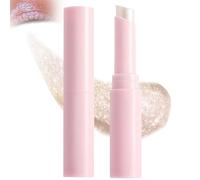 Jelly Glitter Eyeshadow Stick - Multi-Use Shimmer Highlighter Pencil, Waterproof & Long-Lasting, Easy to Blend for Sparkling Eye Makeup(03#Fairy Veil)