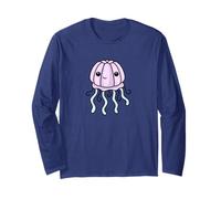 Jelly Jellyfish Cute Dessert Sea Creature Pun Art Fun Ocean Long Sleeve T-Shirt