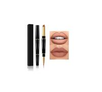 jelly lip gloss,peachy lip tint,lip blur effect,glass skin lip oil,Double-ended Velvet Lipstick Pencil-Matte Lipstick and Lip Liner in One,12H Waterproof Formula,Twelve Colours Available