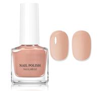 Jelly Nail Polish, Quick Drying Jelly Nude Nail Varnish, Translucent Nails Art Polish, Long Last & Chip Resistant French Manicure Nails Lacquer For DIY Manicure Design Gift Women, Dusty Pink Nude
