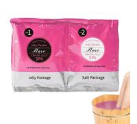 Jelly Pedicure Foot Soak - Portable Spa Pedicure Foot Soak | Crystal Jelly Pedicurre Relaxing Bath Salts with Skin-Softening Formula | Relaxing Spa Soaks for Feet for Home, Salon, Travel