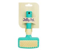 Jelly Pet Dog Bath Brush, Use Wet or Dry for Deshedding