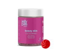 Jelly Pills Collagen Gummies 500 mg with Hyaluronic Acid, Coenzyme Q10, Vitamins C & E - 60 Gummies - No Added Sugar - Strawberry - 2 Month Supply