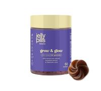 Jelly Pills Hair Gummies with Biotin, Horsetail & Oleanolic Acid - 60 Vegan Gummies - No Added Sugar - Raspberry - Biotin for Normal Hair & Skin