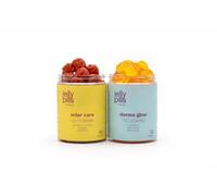 Jelly Pills Solar Prep & Skin Care Pack - Solar Care Beta-Carotene + Lycopene and Derma Probiotics - 60 + 70 Vegan Gummies - No Added Sugar - Strawberry & Banana Flavour