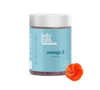 Jelly Pills Vegan Omega-3 (DHA from Microalgae) & B Vitamins - 70 Gummies - Orange Flavour - No Added Sugar - 100% Plant-Based Formula for Energy, Focus & Wellness