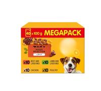 Jelly Pouches Mega Pack 40pk - The Jelly Sachets Are A Variety Of Four Different Meats, With 100% Complete Nutrition, Providing Vital Protection - Includes: 10 X Beef, 10 X Chicken, 10 X Lamb, 10 X Po