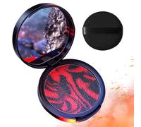 Jelly Pressed Powder, Candy Bella Oil Control Setting Powder Makeup, Matte Smooth Flawless Finishing Powder, Powder-free Lightweight Face Pressed Powder with Puff for Smooth and Delicate Skin
